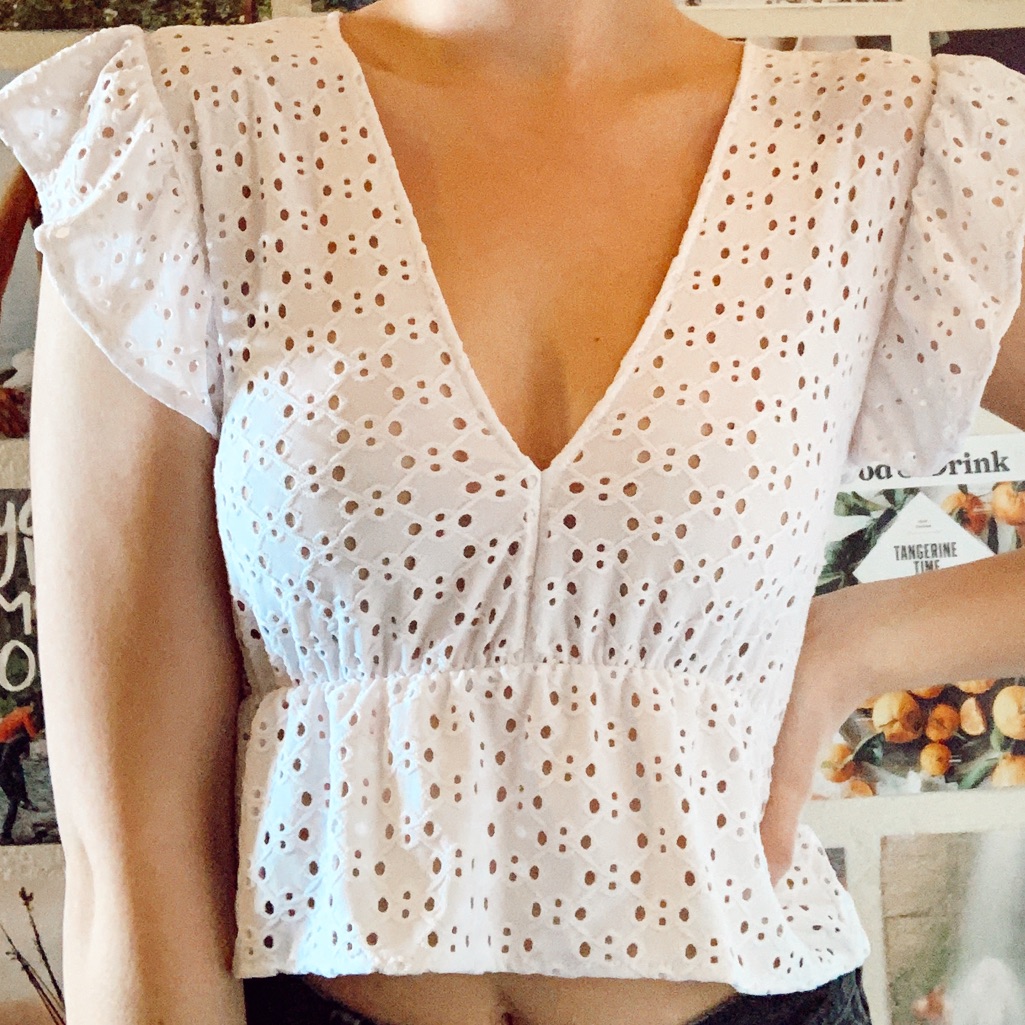 White Pull&Bear Blouse